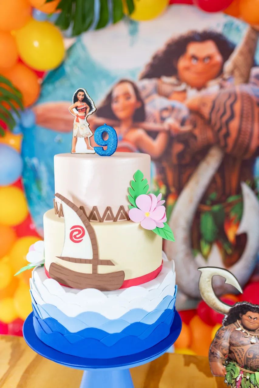 Bolo fake Moana - Foto 3