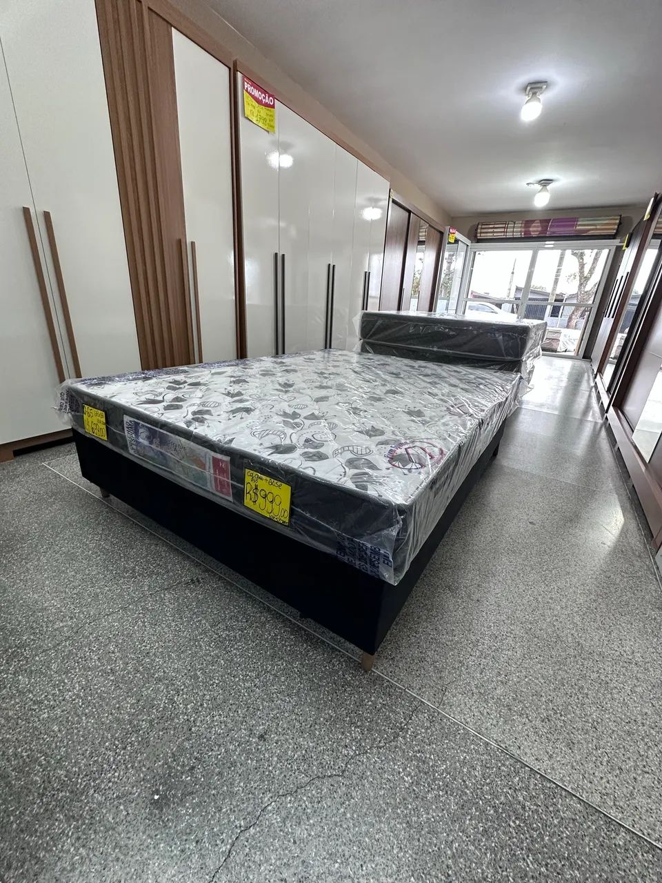 Cama box com colchão de espuma  - Foto 2