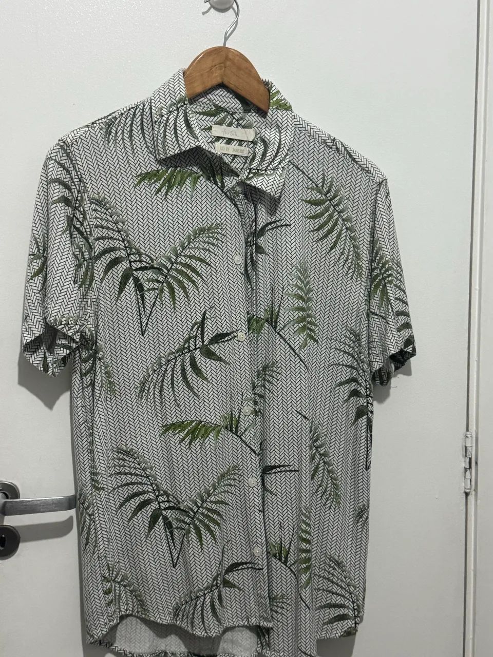 Camisa de botão linho Foxton - Muito conservada 