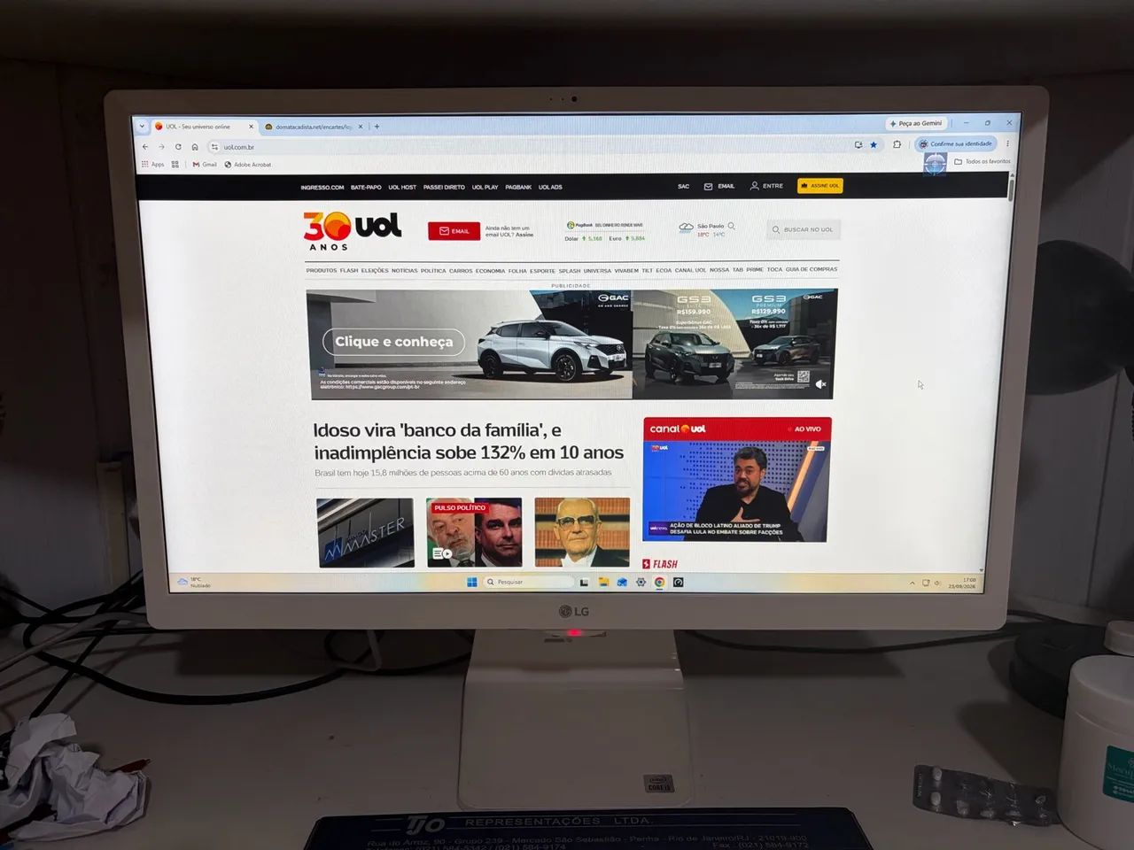 All in one LG 24 "