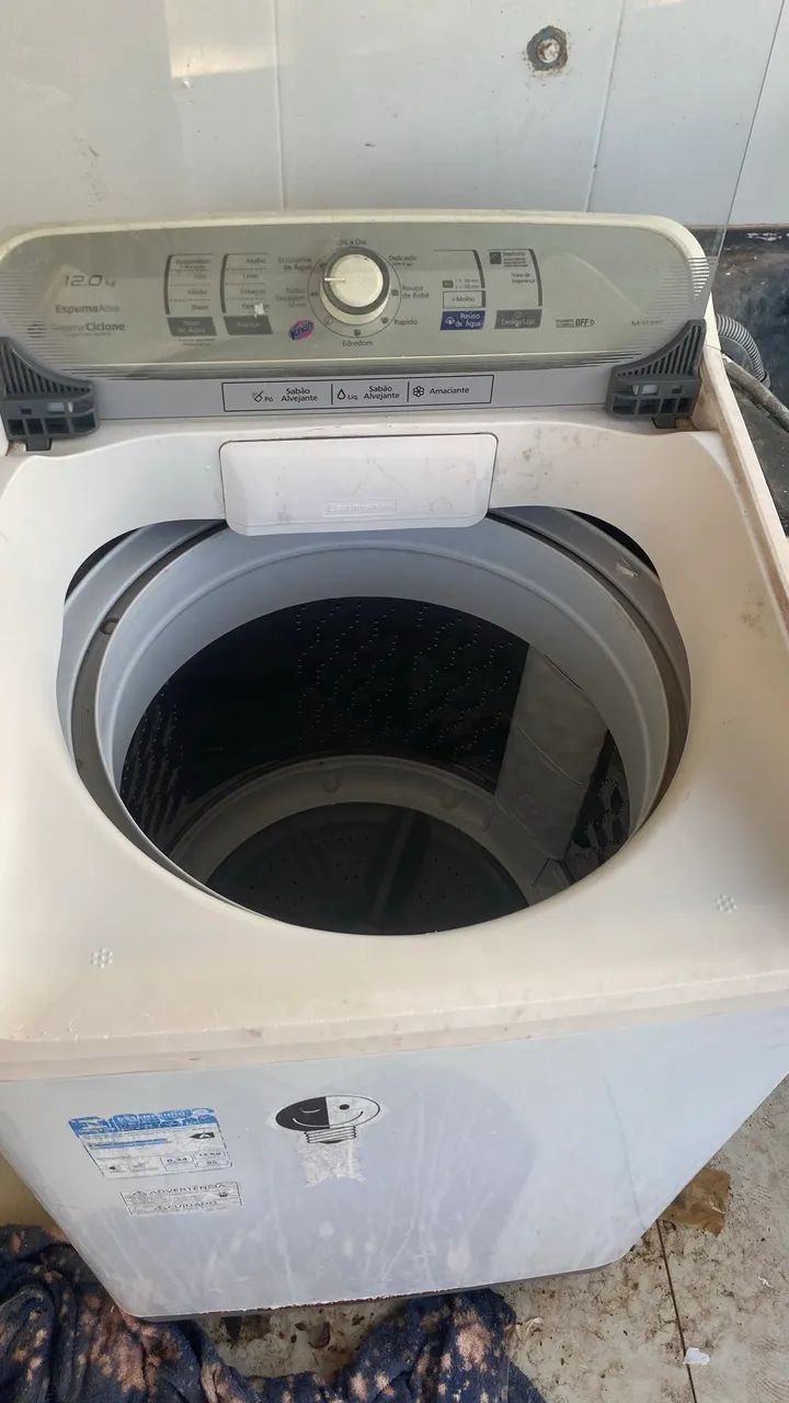 Lavadora 12kg Panasonic (1 ano e meio de uso) - Foto 2