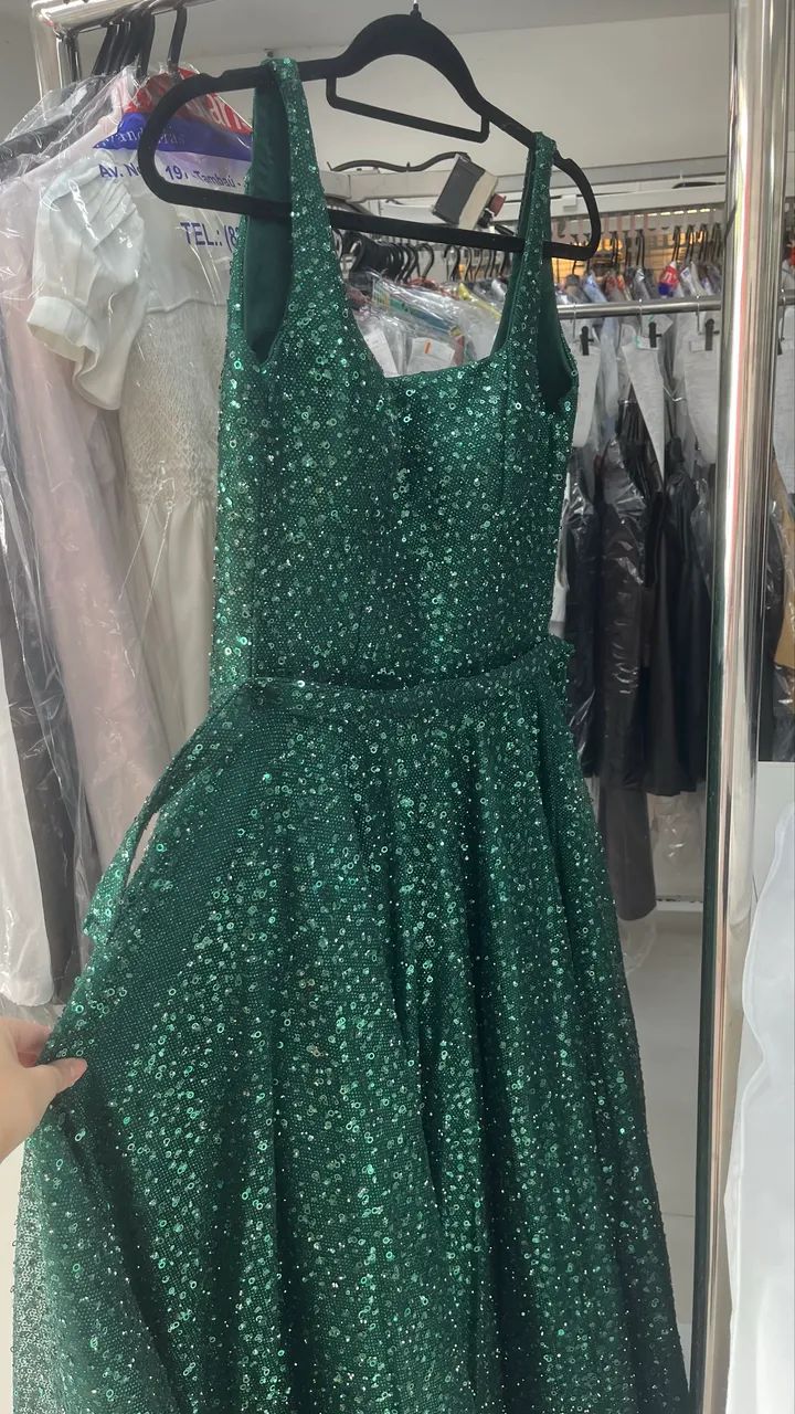 Vestido de Formatura Verde - Foto 2