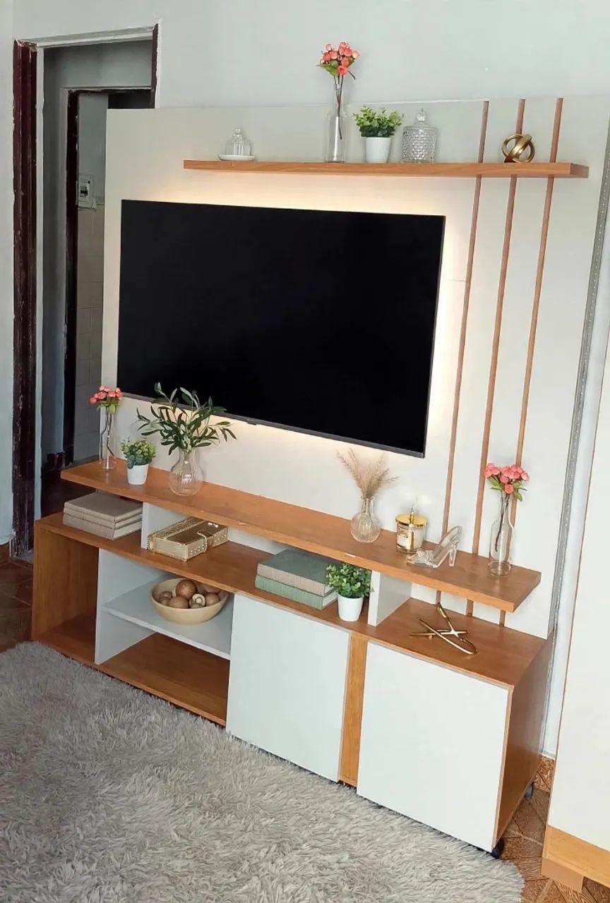 Home rack suporta tv até 65 polegadas  - Foto 2