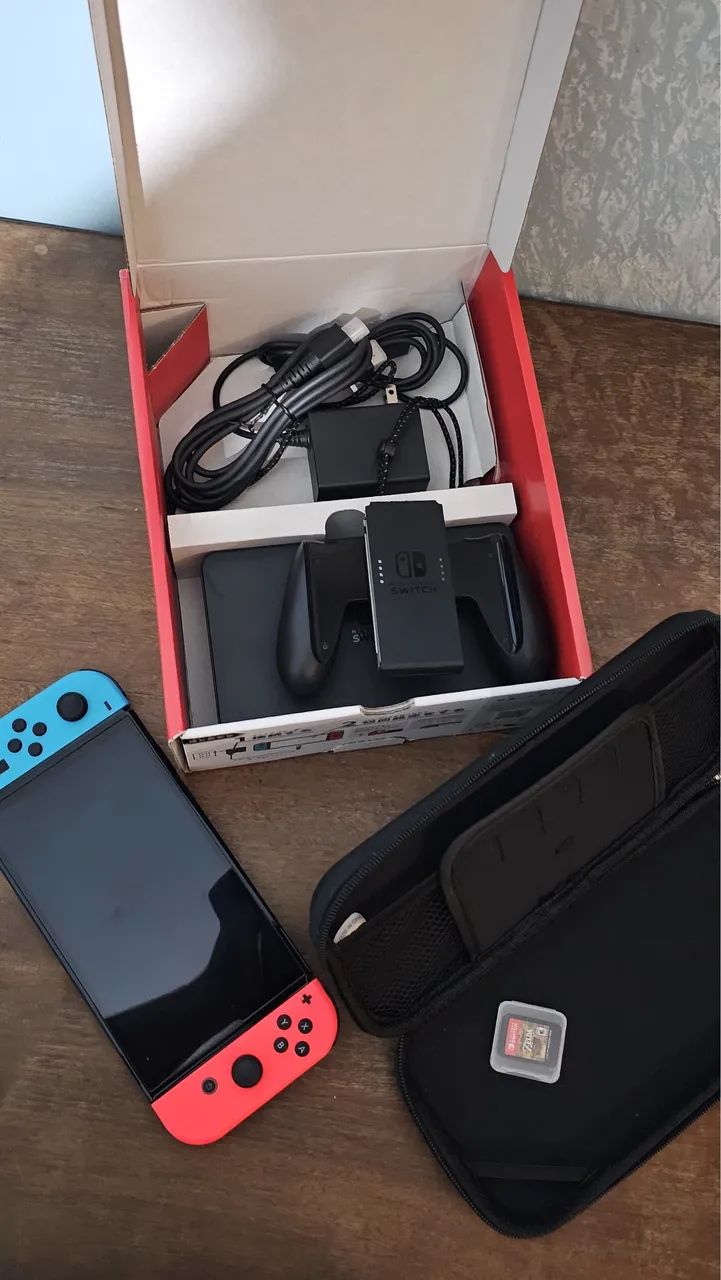 Console Nintendo Switch OLED Neon - Foto 2