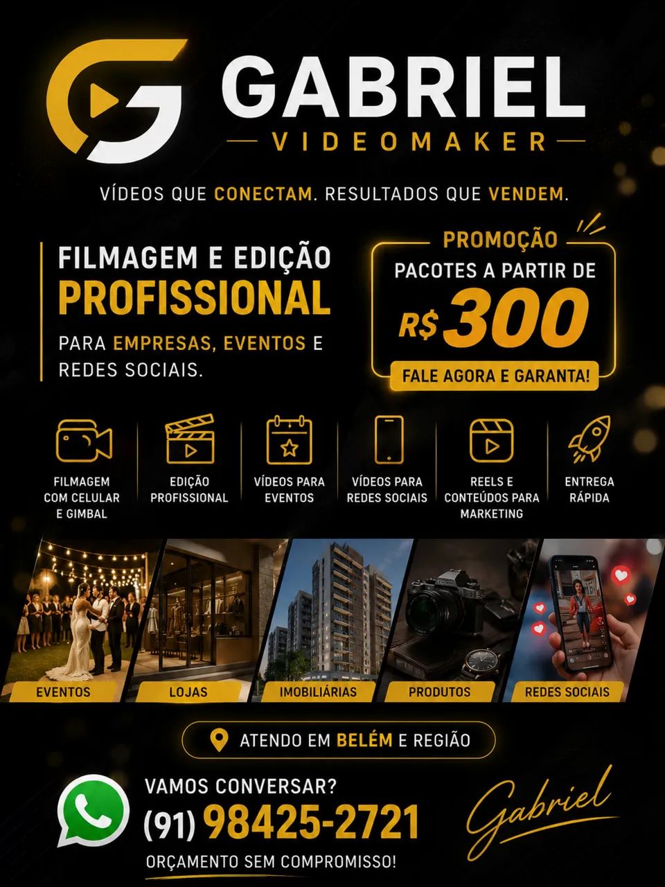 Videomaker Profissional | Filmagem e Edição de Vídeos