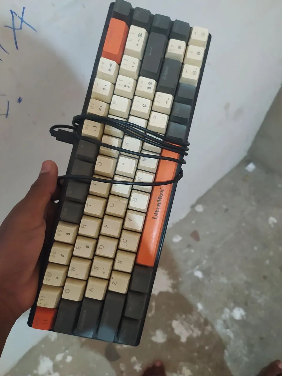 Mouse e teclado pegando perfeitamente