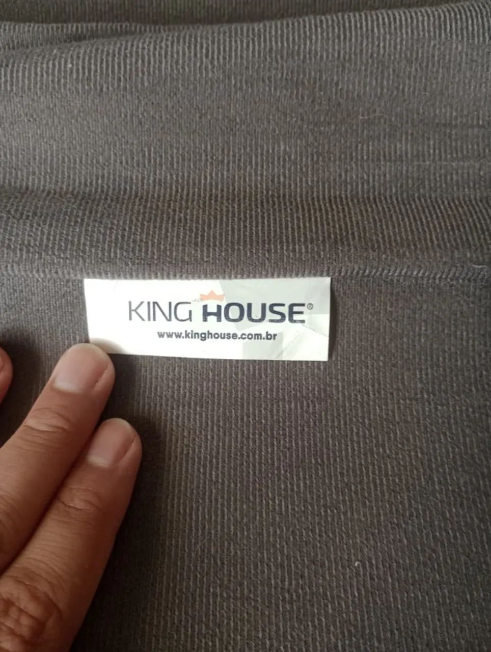 Sofá Retrátil e Reclinável King House (3 Lugares - Cinza) - Foto 3