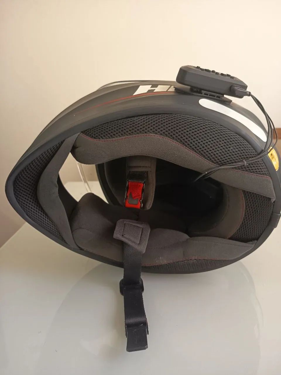 Capacete Helt + Intercomunicador V6pro - Foto 4