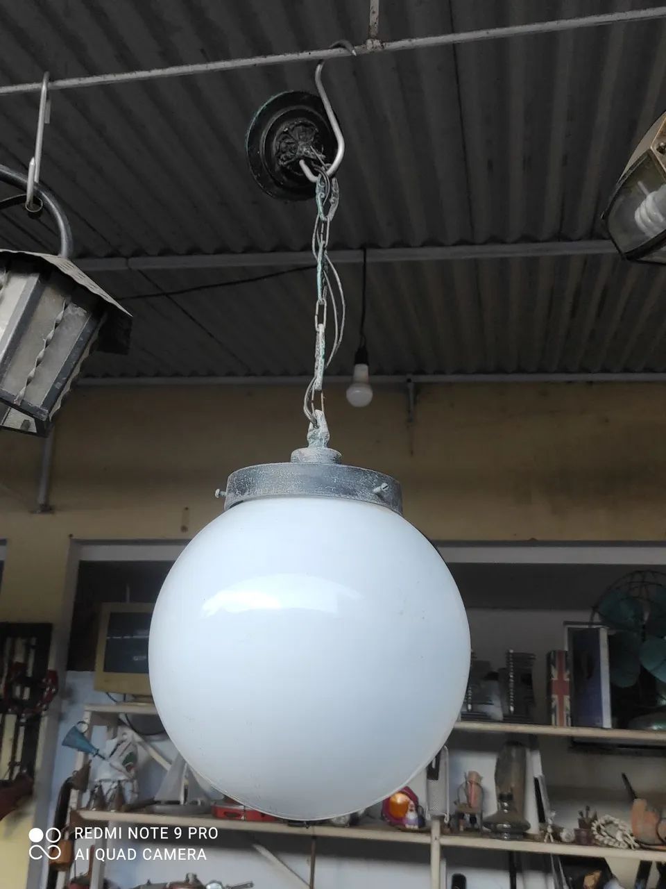 Lustre/luminária Antiga,de teto: - Foto 5