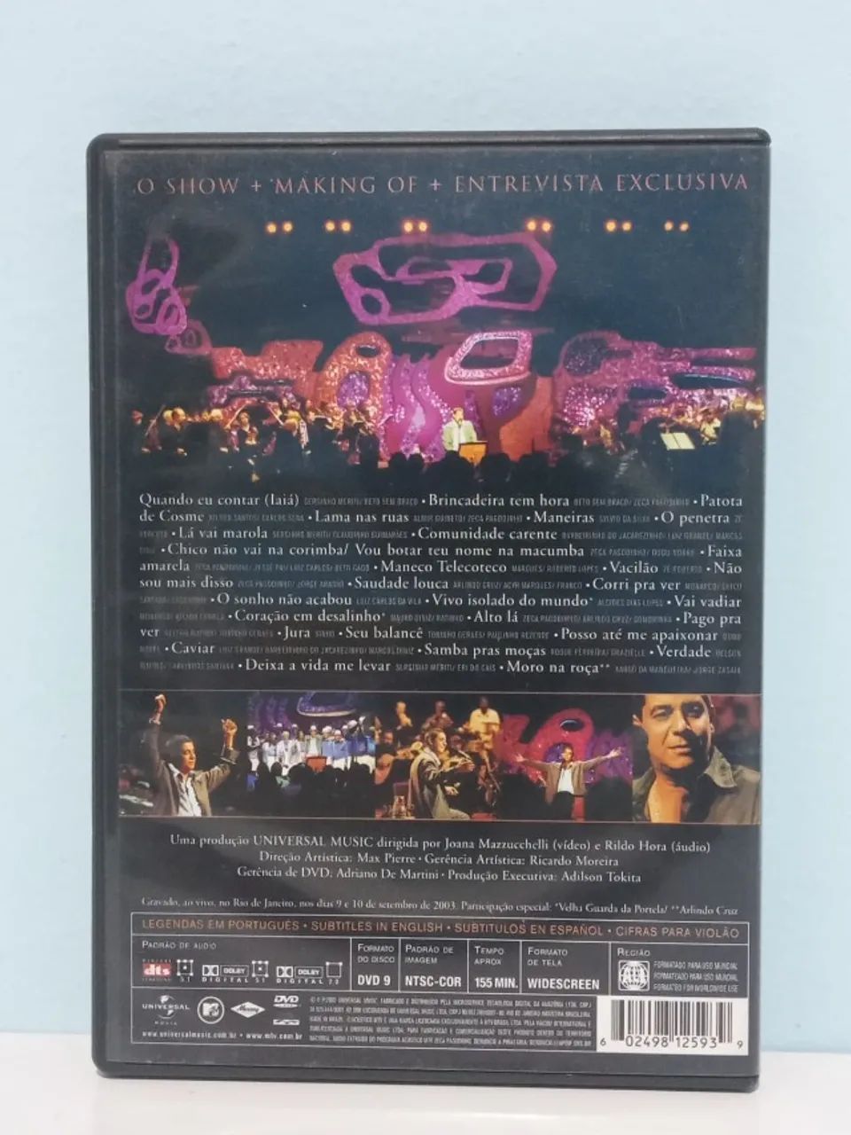 DVD Zeca Pagodinho - Acústico MTV - 2003 - Foto 3