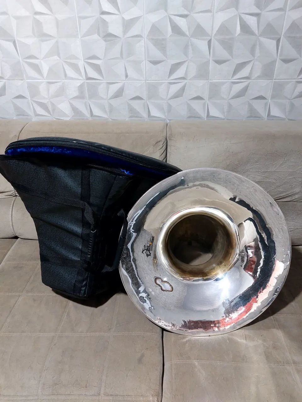 Campana frontal original conn 61cm prata  - Foto 2