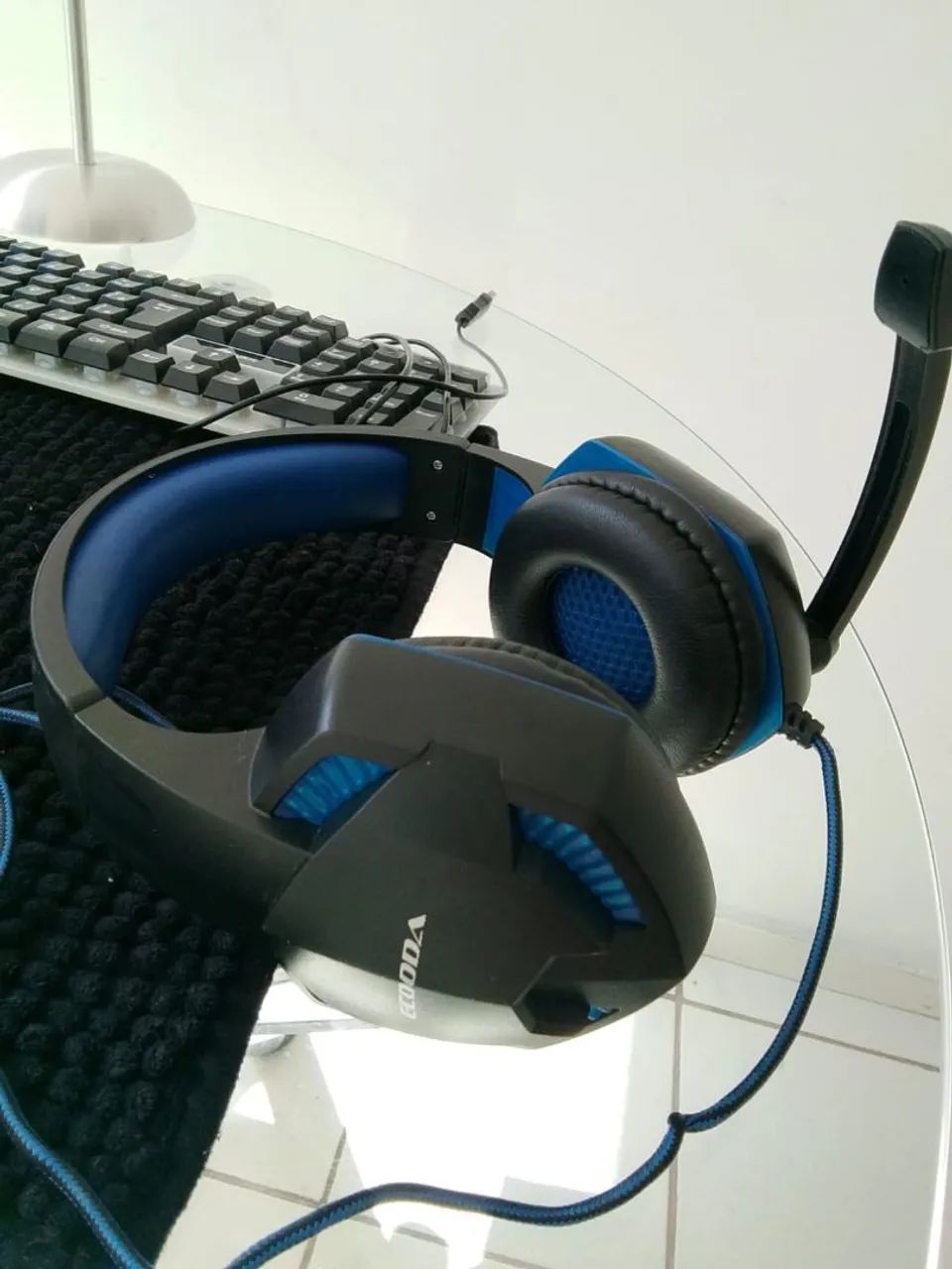 Teclado e fone gamer 