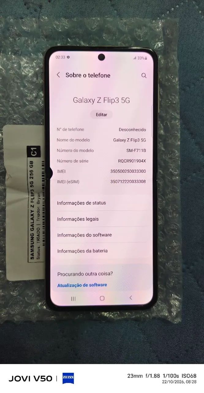 Samsung z Flip 3 256gb  - Foto 3