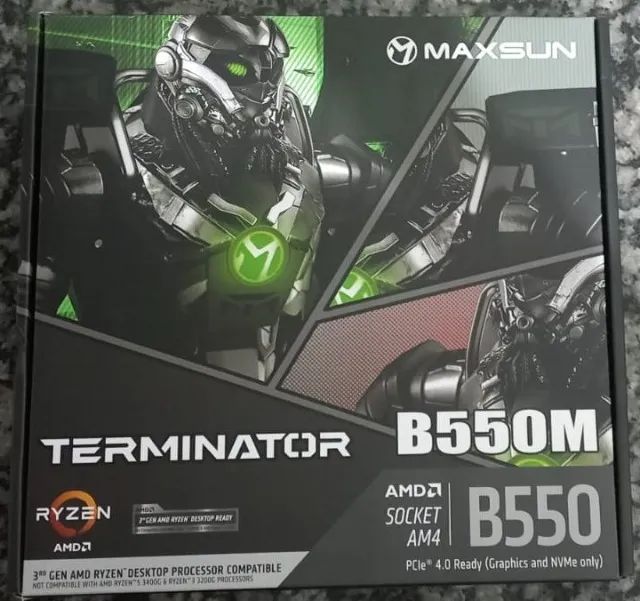 PLACA MÃE B550M TERMINATOR SOCKET AM4 AMD (MAXSUN)