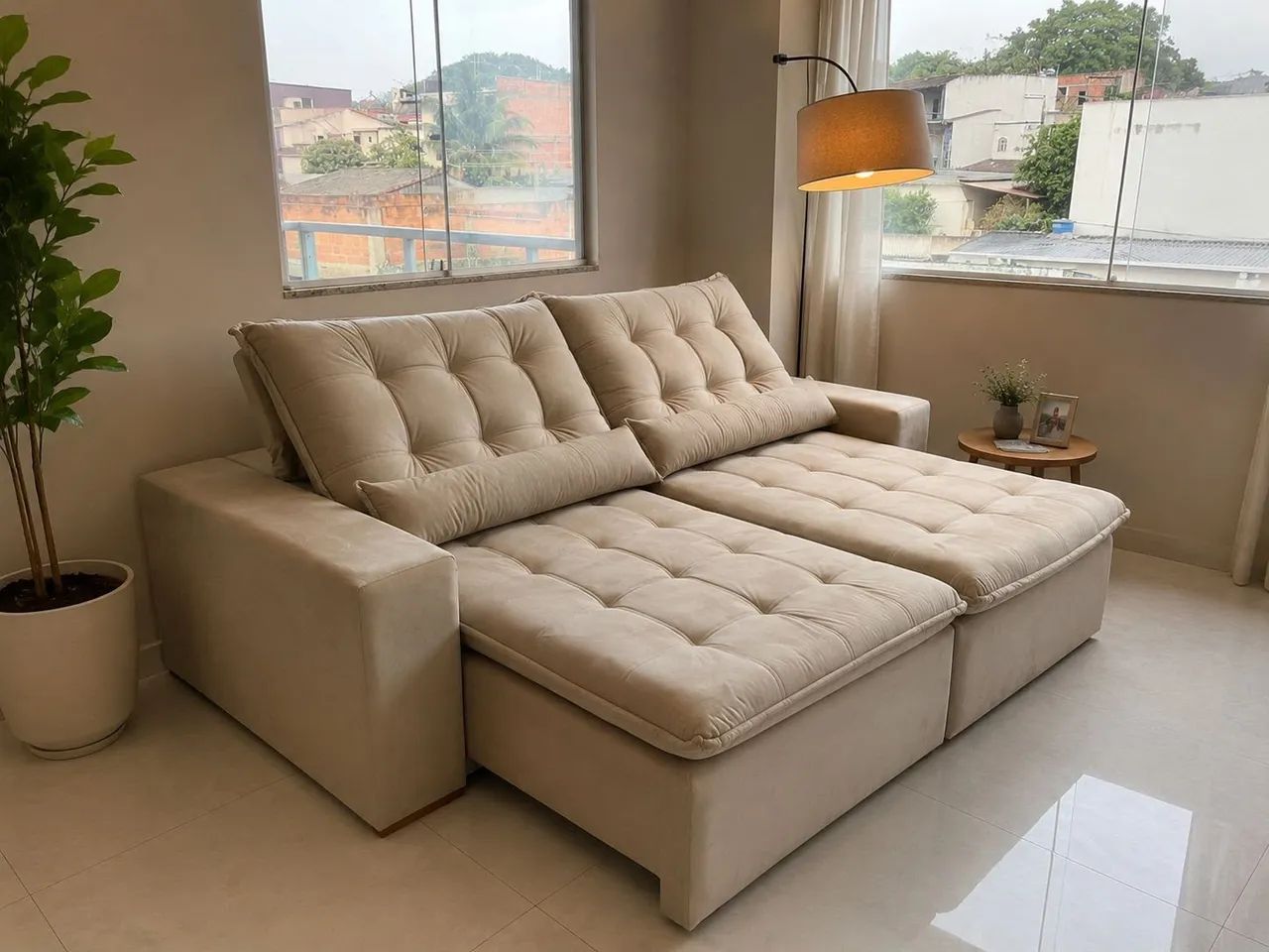Sofa NOVOS LACRADO DE ESTOQUE - Foto 4