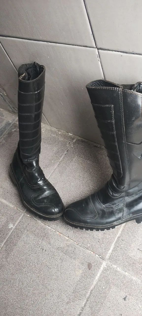 Bota cano longo para motoboy  - Foto 2