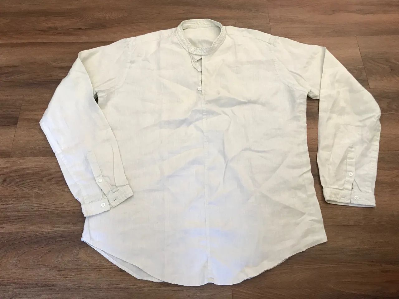Camisa de Linho Zara Nova Tamanho M