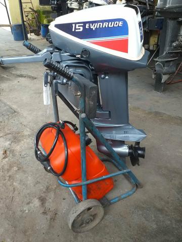 Motor evinrude 15 hp - Foto 2