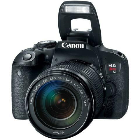 Kit Câmera Canon EOS-Rebel T7I + EF-S 18-135mm