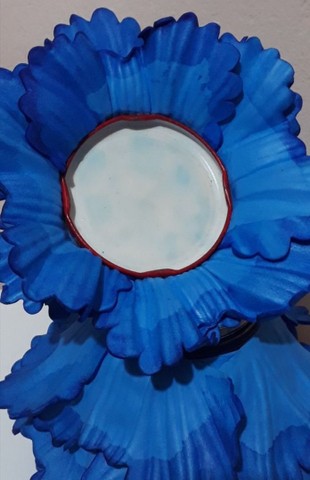 Objeto decorativo em Eva com vidro embaixo para enfeitar ou armazenar algo - Foto 5