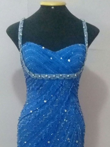 Vestido de festa azul royal  - Foto 2