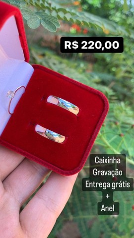 Promoção alianças de prata legítima  - Foto 3
