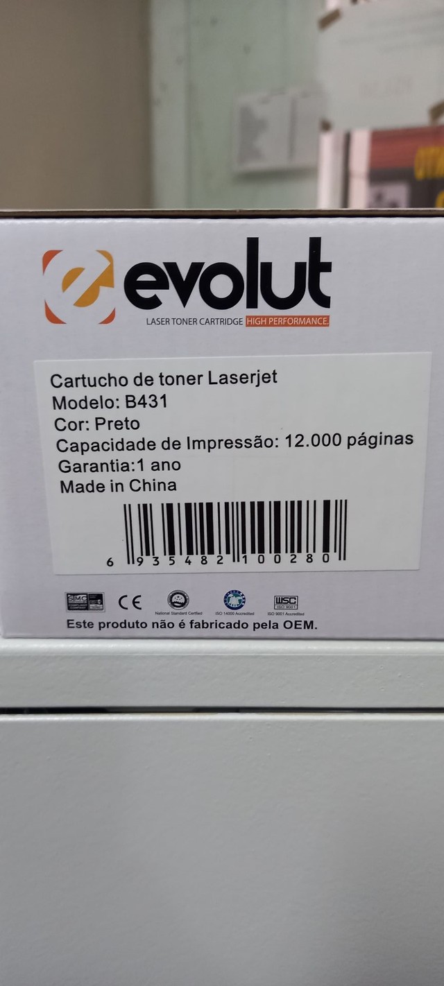 Impressora a laser com toner reserva para 12.000 páginas  - Foto 2