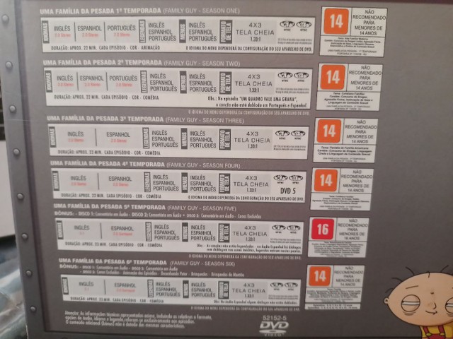 Box de DVDs contendo 10 temporadas do Family Guy - Foto 4
