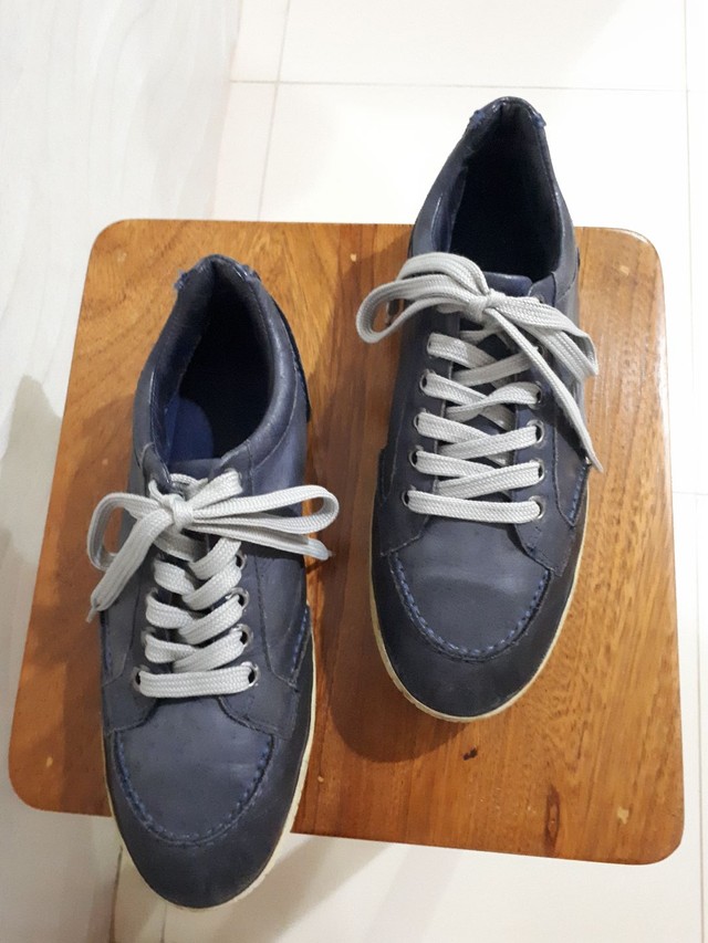 Tênis Datelli masculino casual de couro azul, n° 38. - Roupas e calçados -  Jardim Manoel Julião, Rio Branco 995868229 | OLX