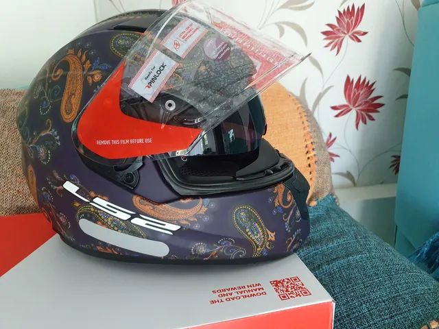 Capacete Ls2 violet 58 - Motos - Campina Grande do Sul 1205339589 | OLX