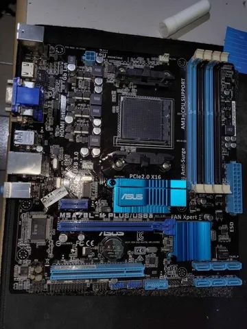 Kit Upgrade Placa Mãe Asus M5a78l-M Plus + Processador Amd Fx 8350 + Cooler + Memória Ram 
