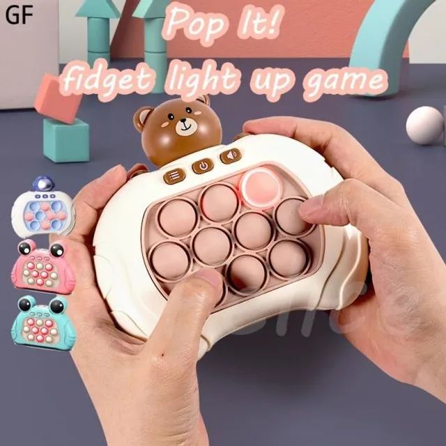 Jogo Pop It Eletrônico Quick Fast Push Puzzle Game Brinquedo