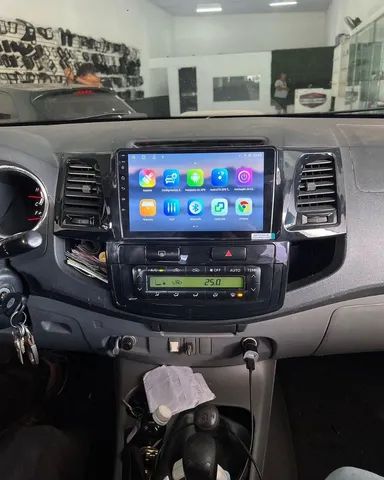 Multimídia hillux e sw4 9 polegadas  - Foto 4