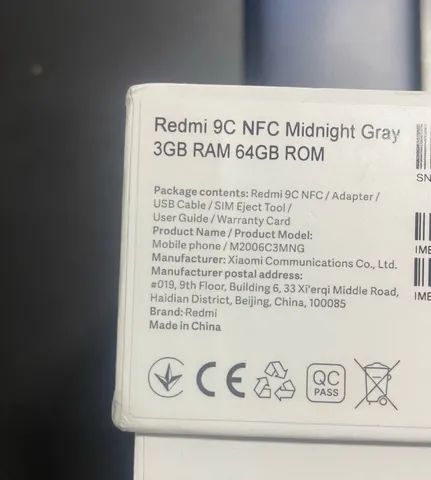 Redmi 9C NFC Midnght gray 64 GB