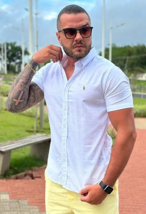 Camisa social no linho  - Foto 3