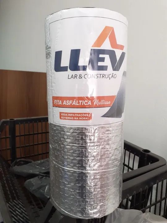 Manta Asfáltica 90cm x 10m Auto Adesiva Aluminizada Laje Telhado - Foto 3