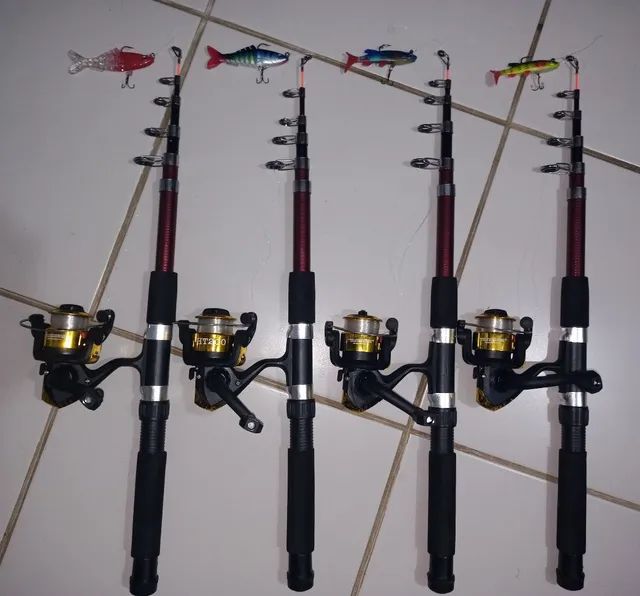 Vara de pesca completa