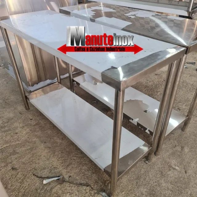 Mesa lisa bancada inox  - Foto 2