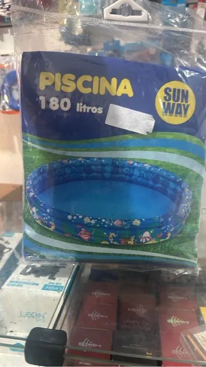 Piscina 180 litros inflável  - Foto 2
