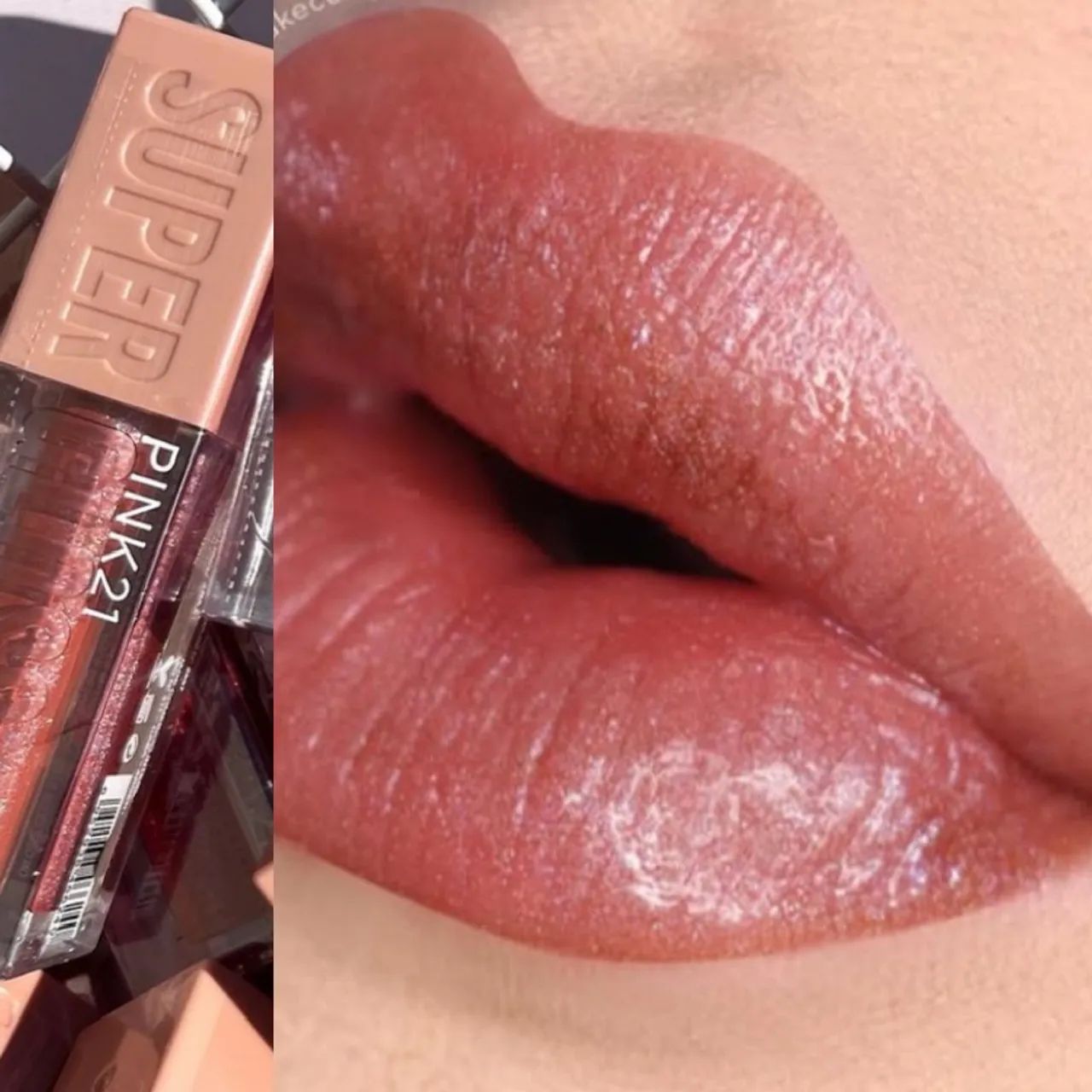 Batom Líquido Ruby Rose Silk Skin marrom 