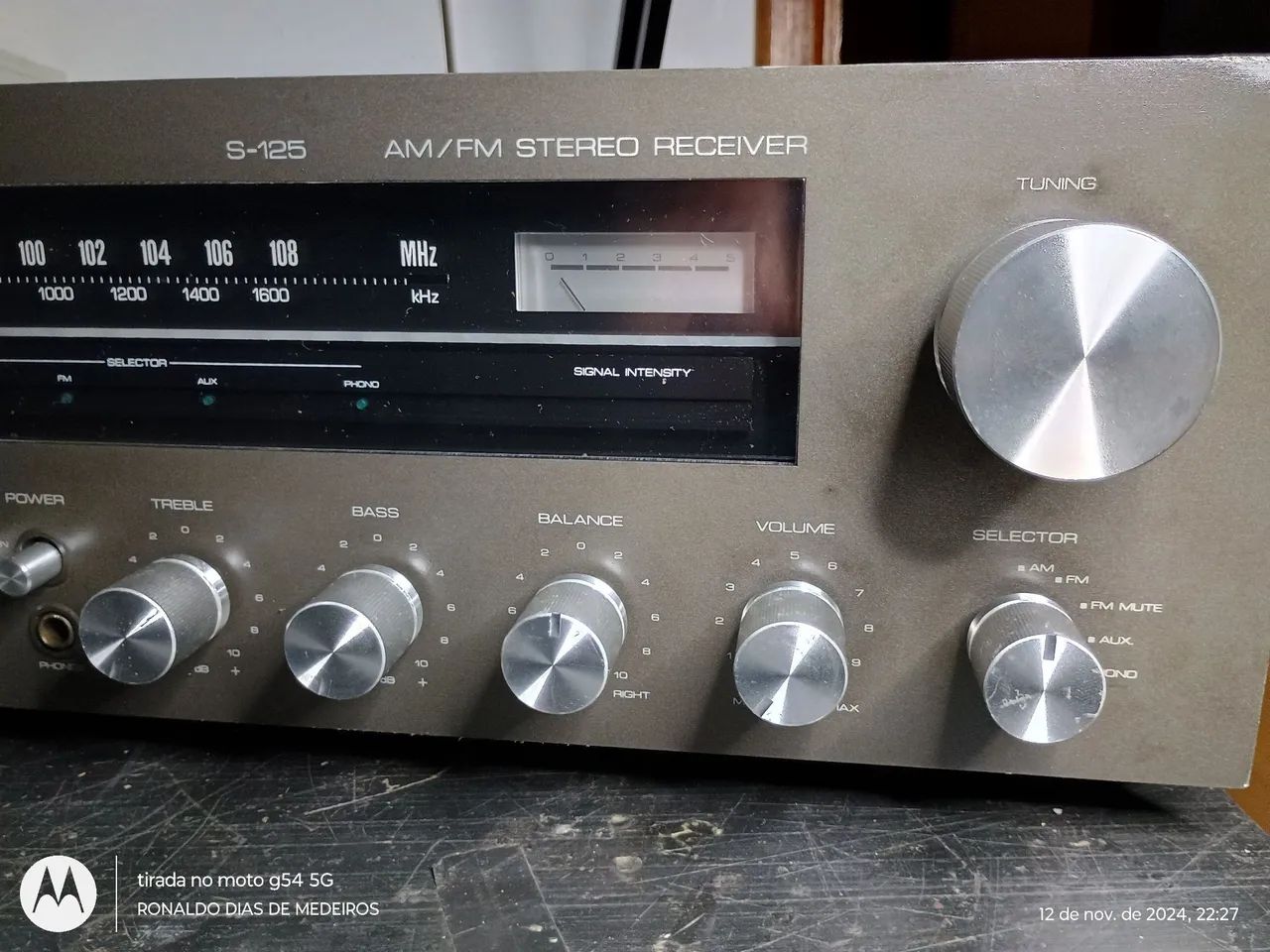 RECEIVER s125 gradiente ( AM FM mudo ) 