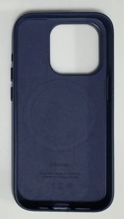 Capinha para iPhone 15 Pro - Azul Escuro - Foto 2