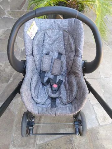 Carrinho de bebê Galzerano + bebê conforto  - Foto 5