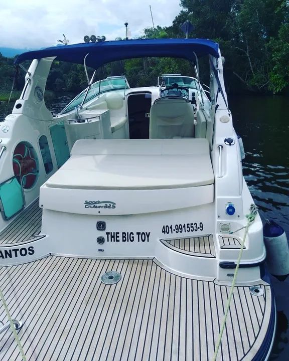 Lancha coluna 32,5 pés - impecável diesel - Foto 2