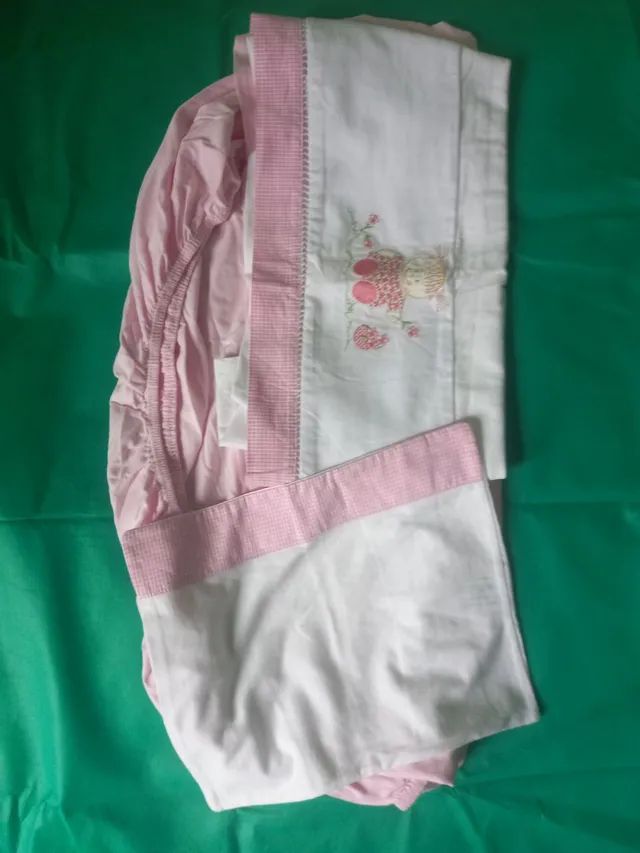 Lençol de berço e manta para bebe - Foto 2