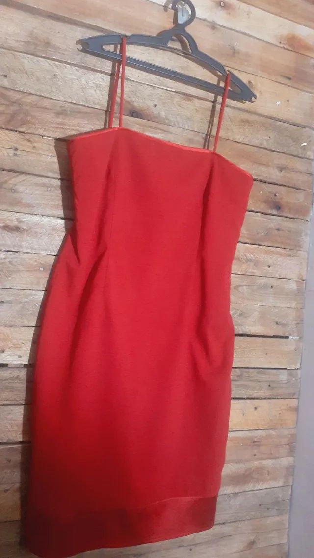 vestido vermelho festa