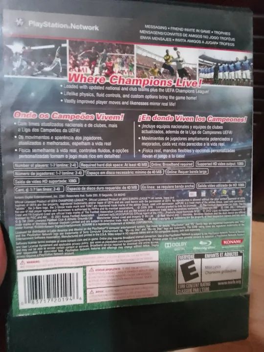 Jogo PS3 Pes 2010 - Foto 2
