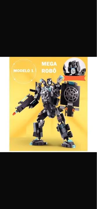 Blocos de montar policial SWAT - 820 Peças + 8 Boneco - Foto 2