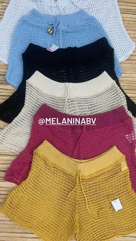 Short de praia saida renda