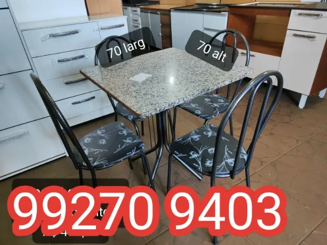 Mesa 4 cadeiras,Nova
